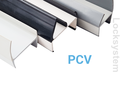 Dual hardness PVC seals